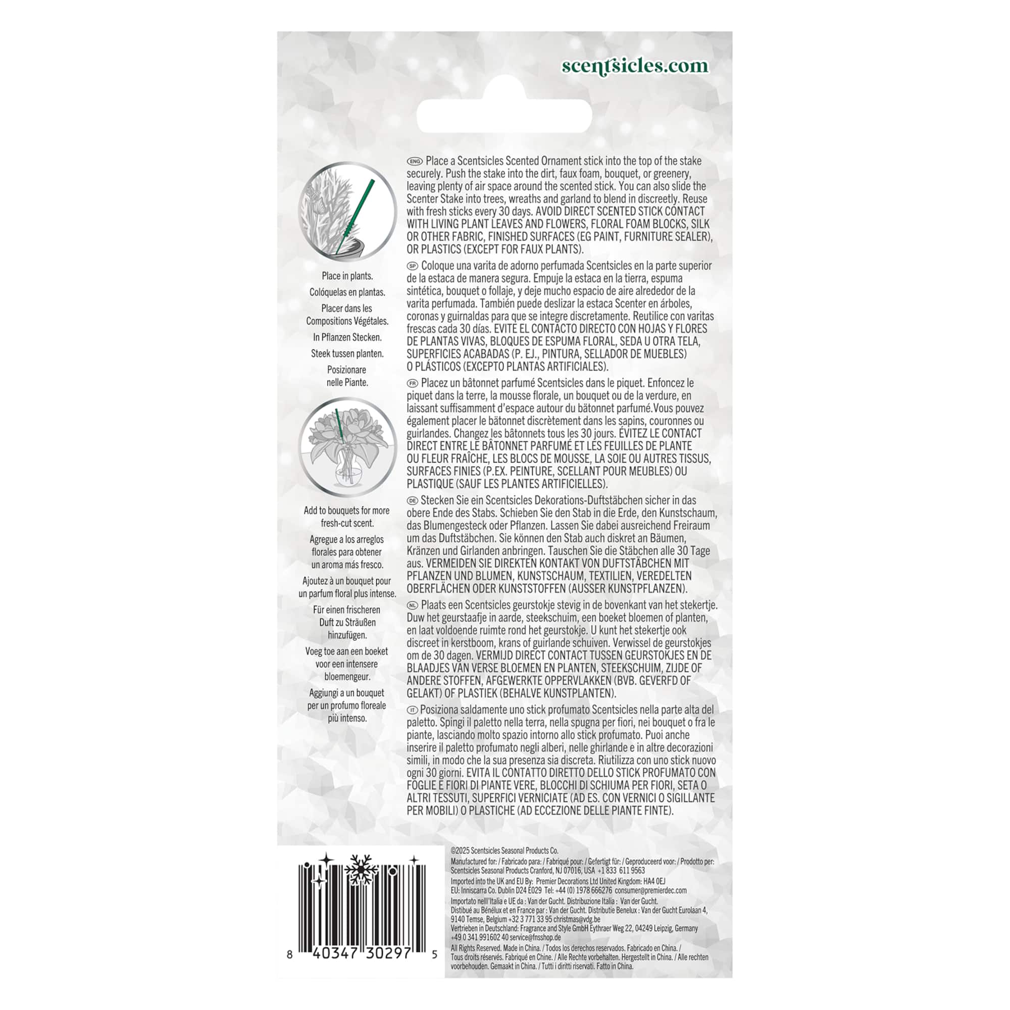 ScentSicles® Green Scenter Stakes™, 6ct.